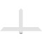 Ekena Millwork Eugene Architectural Grade PVC Gable Bracket, 48"W x 26"H x 2"D x 4"F, 13/12 Pitch GBP048X26X0204EUG00 - alternate 5